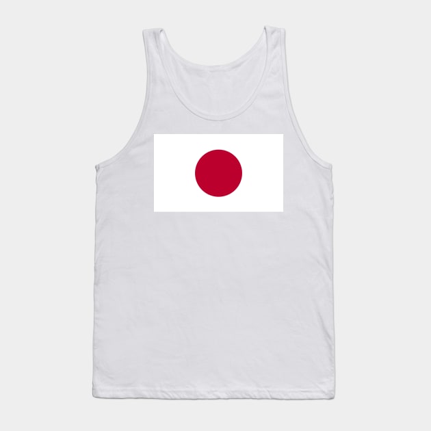 Japanese Flag Tank Top by JacCal Brothers